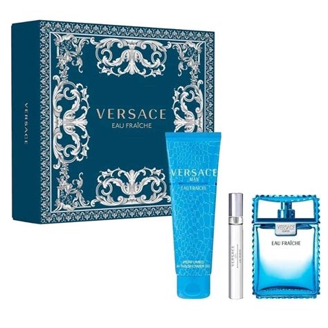 versace man eau fraiche 3pc gift set